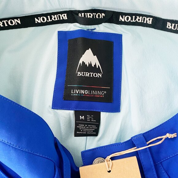 Burton Women's Gloria Stretch 2-layer Cobalt Blue Ski Snowboard Pants 2022 NWT - Picture 8 of 9